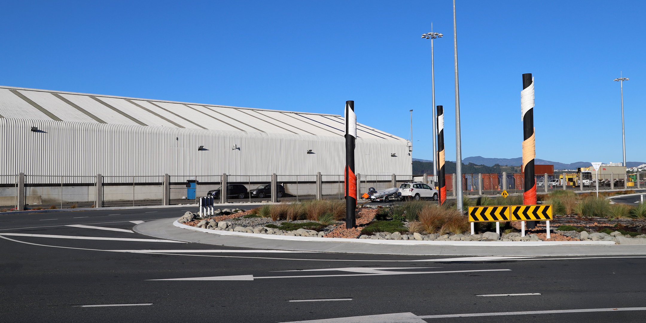 Aotea Quay Roundabout