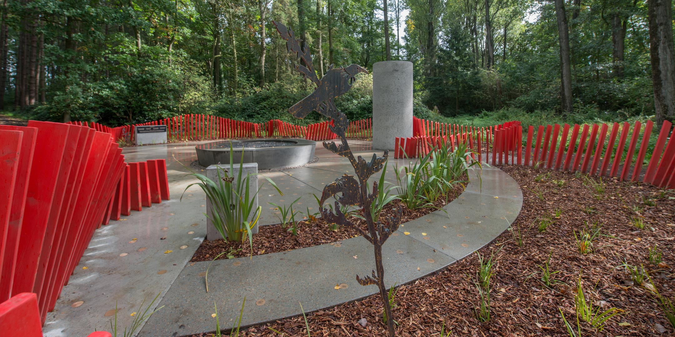 New Zealand Memorial Garden, Passchendaele, Belgium