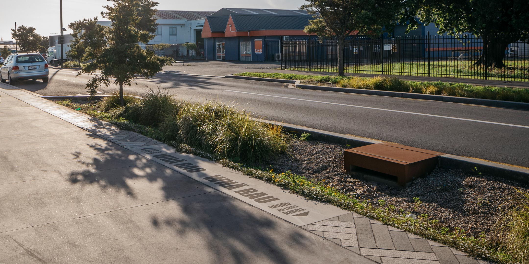 Bio-Filtration Garden Catchpit - Ōtāhuhu Town Streetscape Upgrade